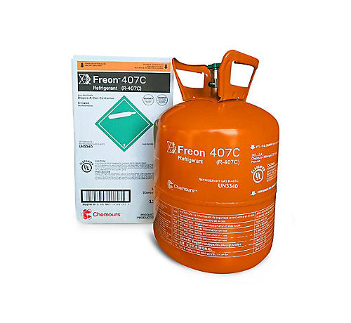 25lb Virgin 407C Freon™ by Chemours - 100% Pure. Guaranteed!